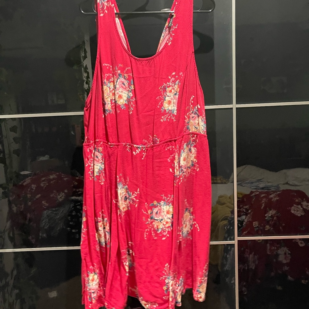 Torrid Pink Floral Dress